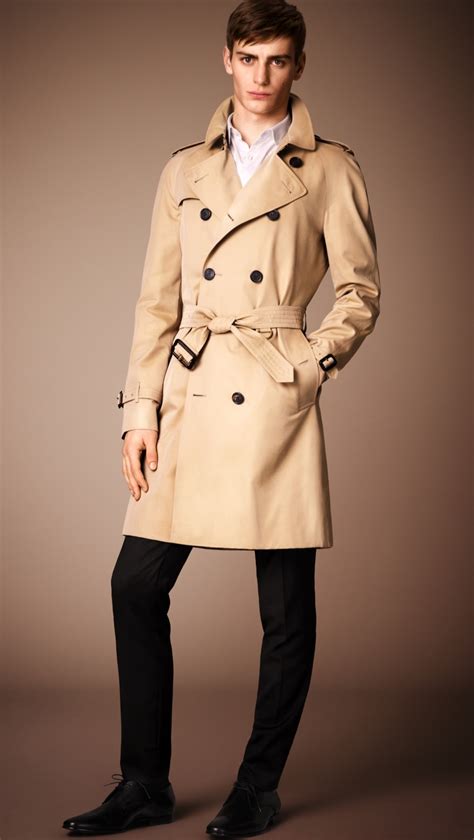 trench uomo burberry|burberry men's trench.